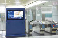 Ticket gate displays